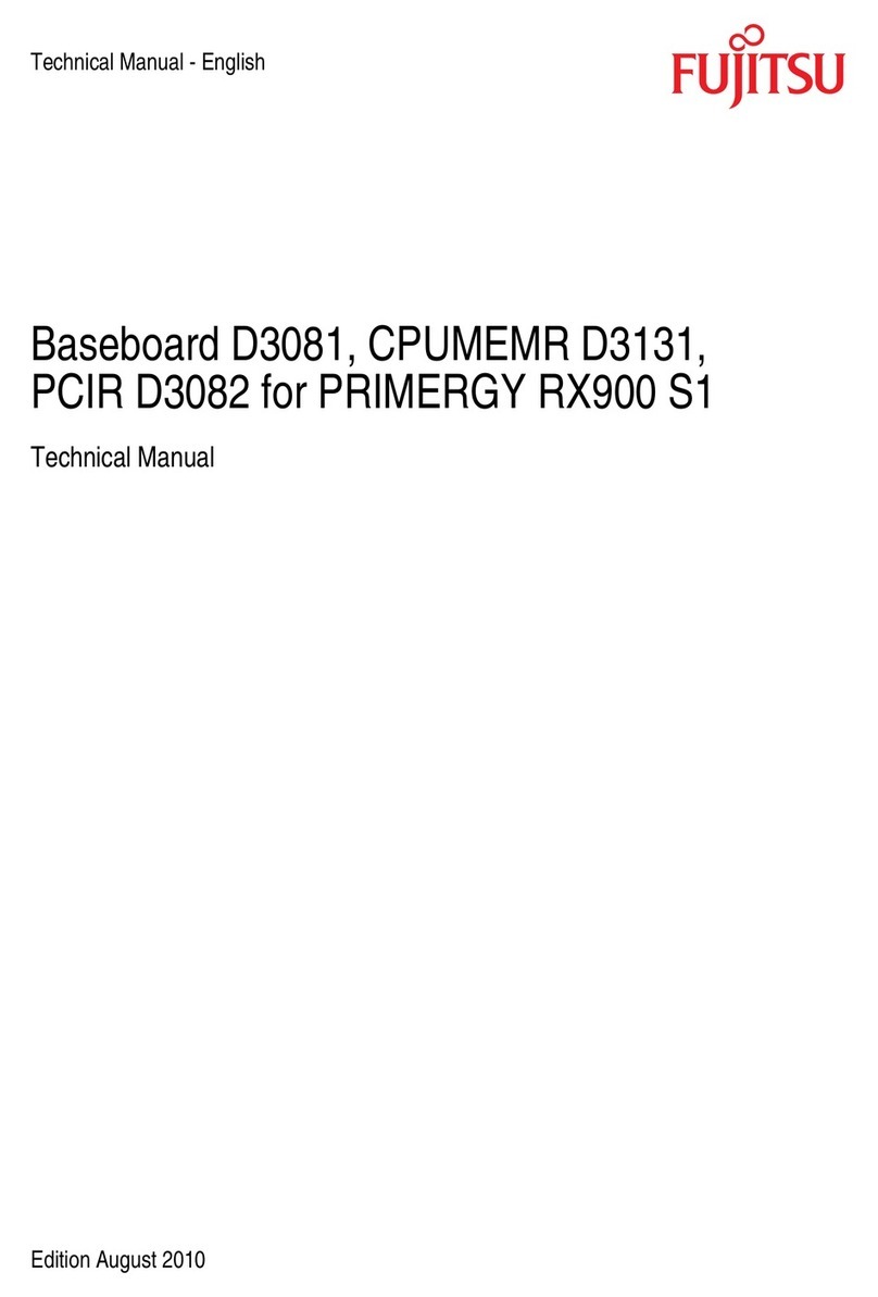 Fujitsu D3081 Manuel utilisateur