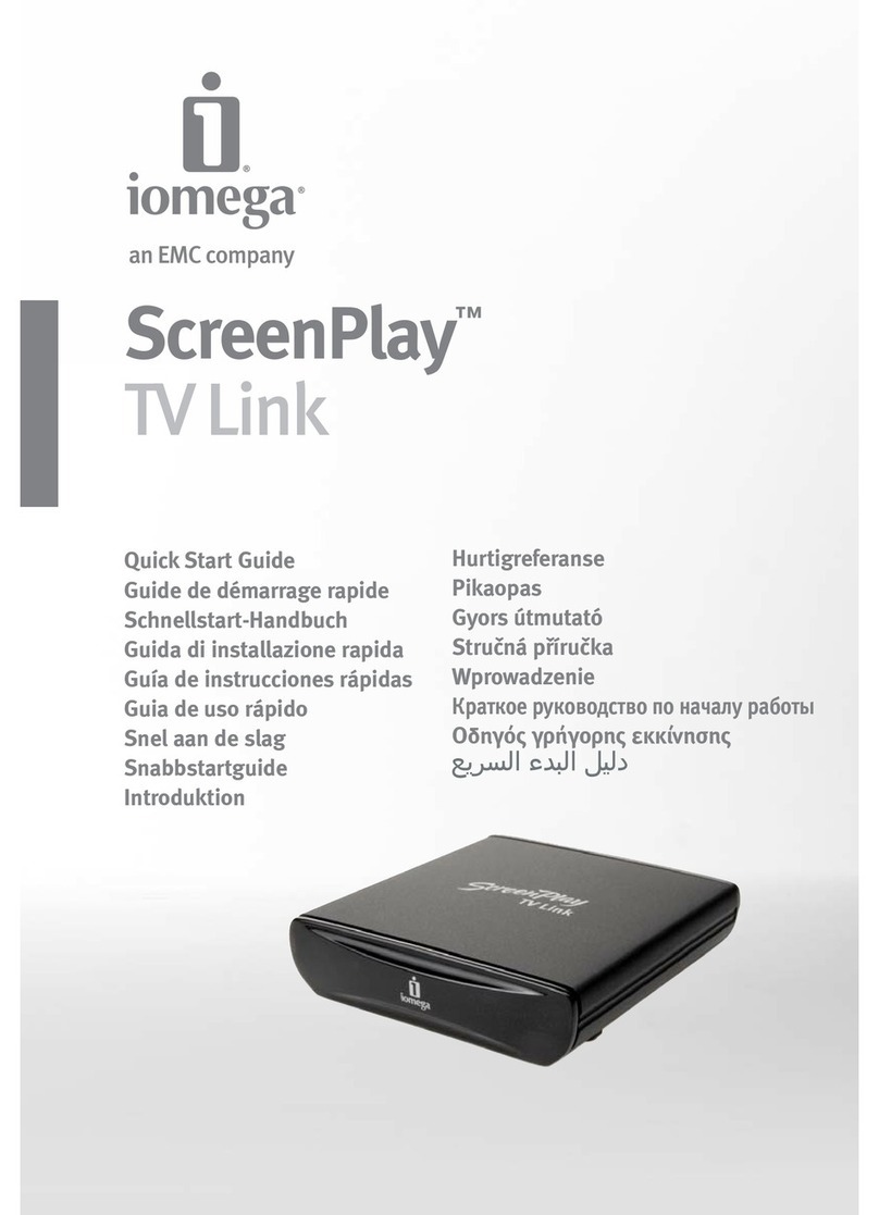 Iomega ScreenPlay Manuel utilisateur