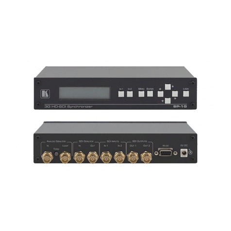 Kramer SP-1G Manuel utilisateur Kramer SP-1G Manuel utilisateur