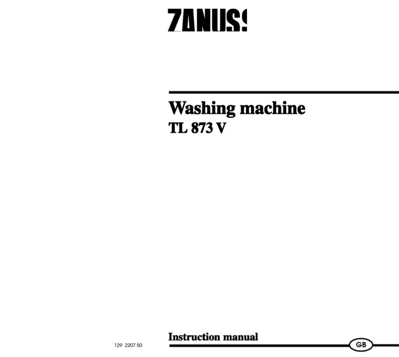 Zanussi TL 873 V Manuel utilisateur