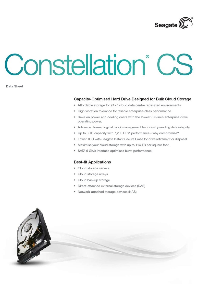 Seagate Constellation CS Manuel utilisateur