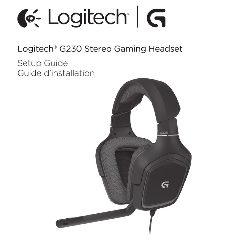 Logitech G230 Manuel utilisateur