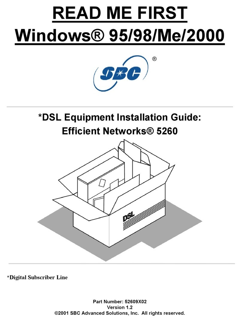 Efficient Networks Macintosh Efficient Networks 5260 Manuel utilisateur