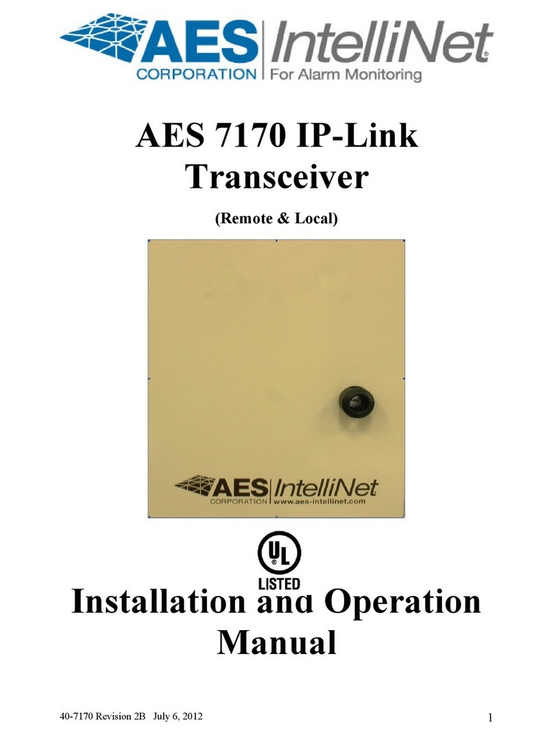 AES 7170 Manuel utilisateur