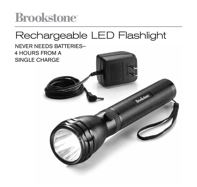 Brookstone Flashlight Radio Manuel utilisateur
