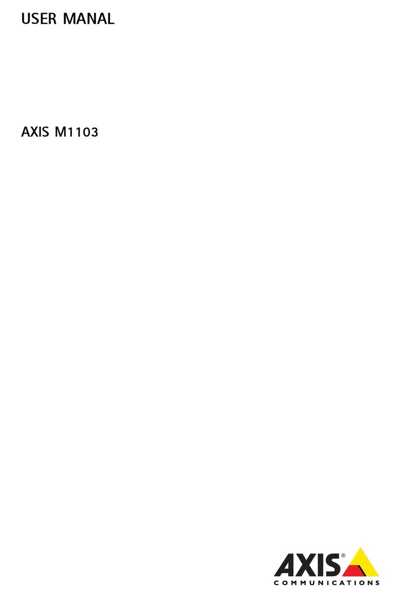 Axis M1103 Manuel utilisateur