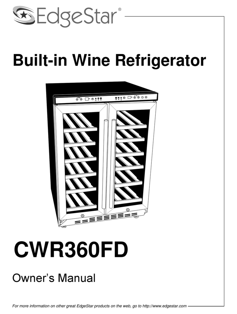 EdgeStar CWR360FD Manuel utilisateur
