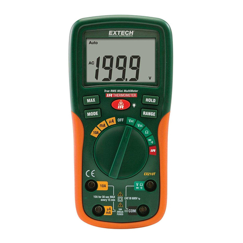 Extech Instruments EX210T Manuel utilisateur Extech Instruments EX210T Manuel utilisateur