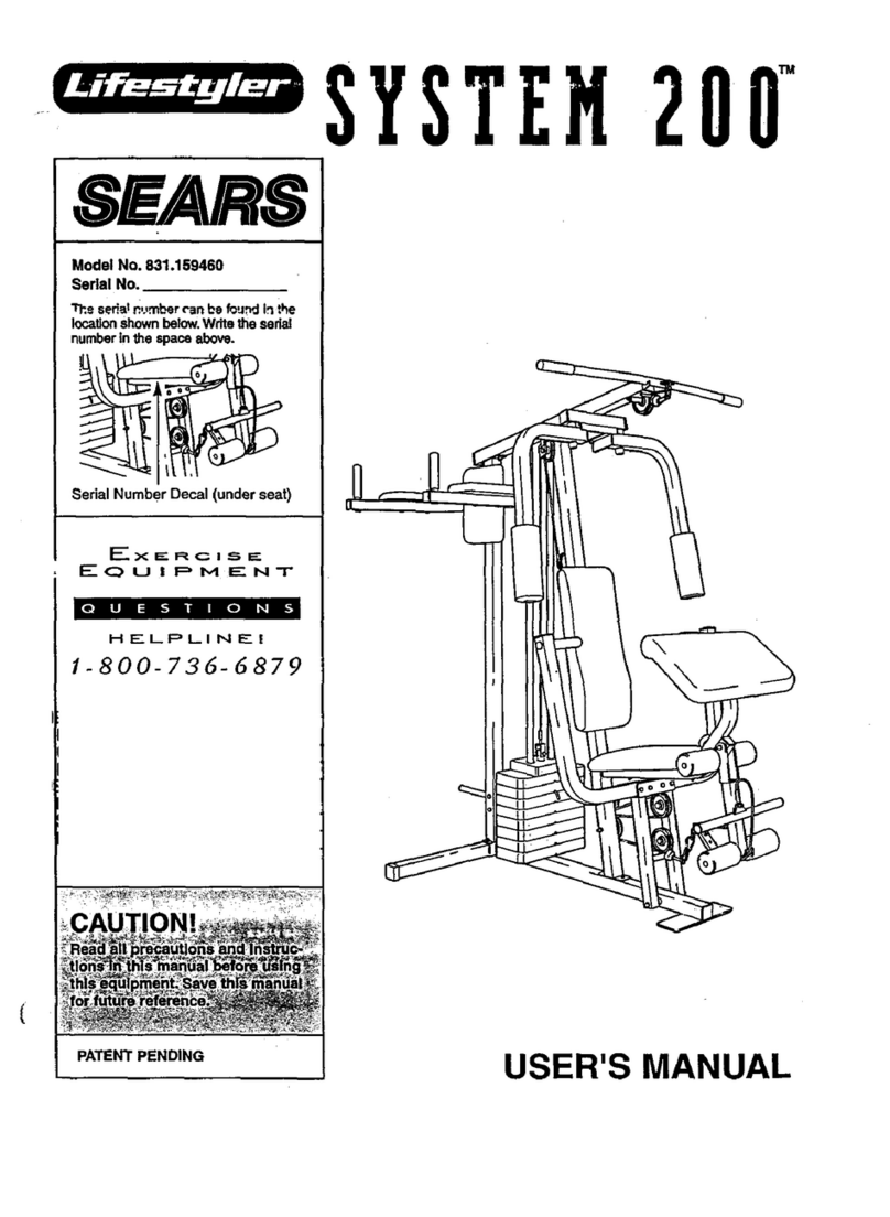 LIFESTYLER System 200 Manuel utilisateur
