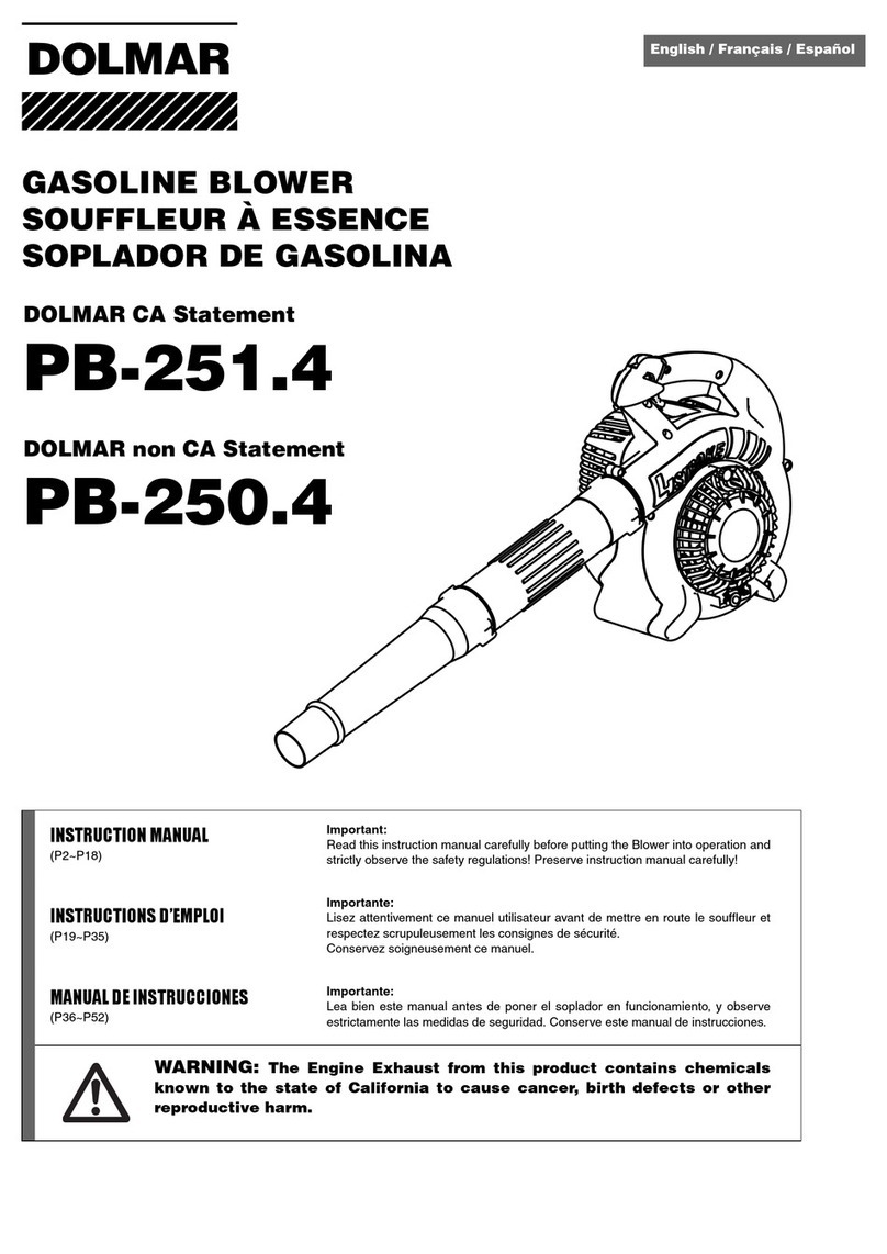 Dolmar PB-251.4 Manuel utilisateur
