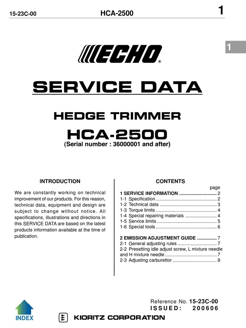 Echo HCA-2500 Instructions de montage