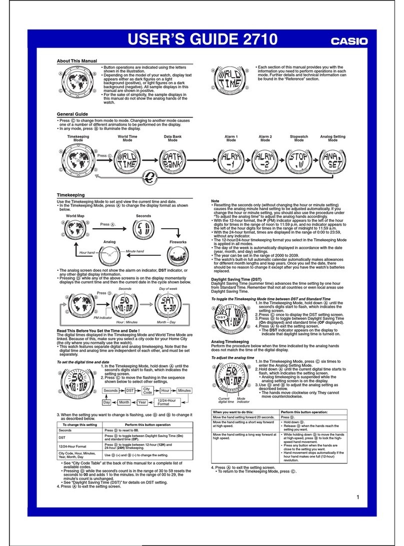 Casio 2710 Manuel utilisateur