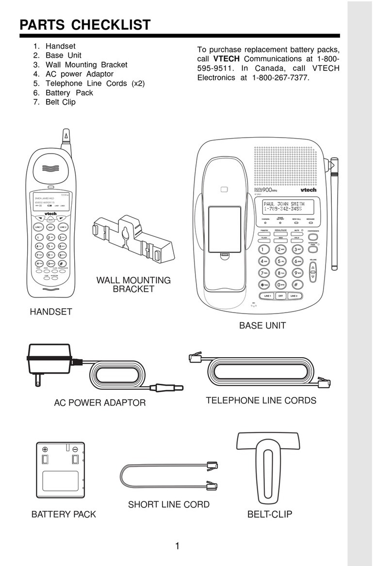 V-tech VT 1932 Manuel utilisateur