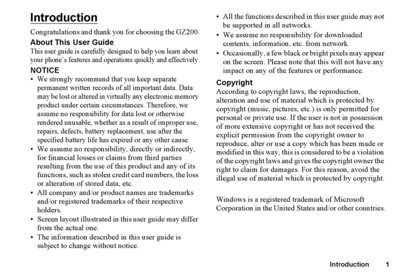 Sharp GZ200 Manuel utilisateur