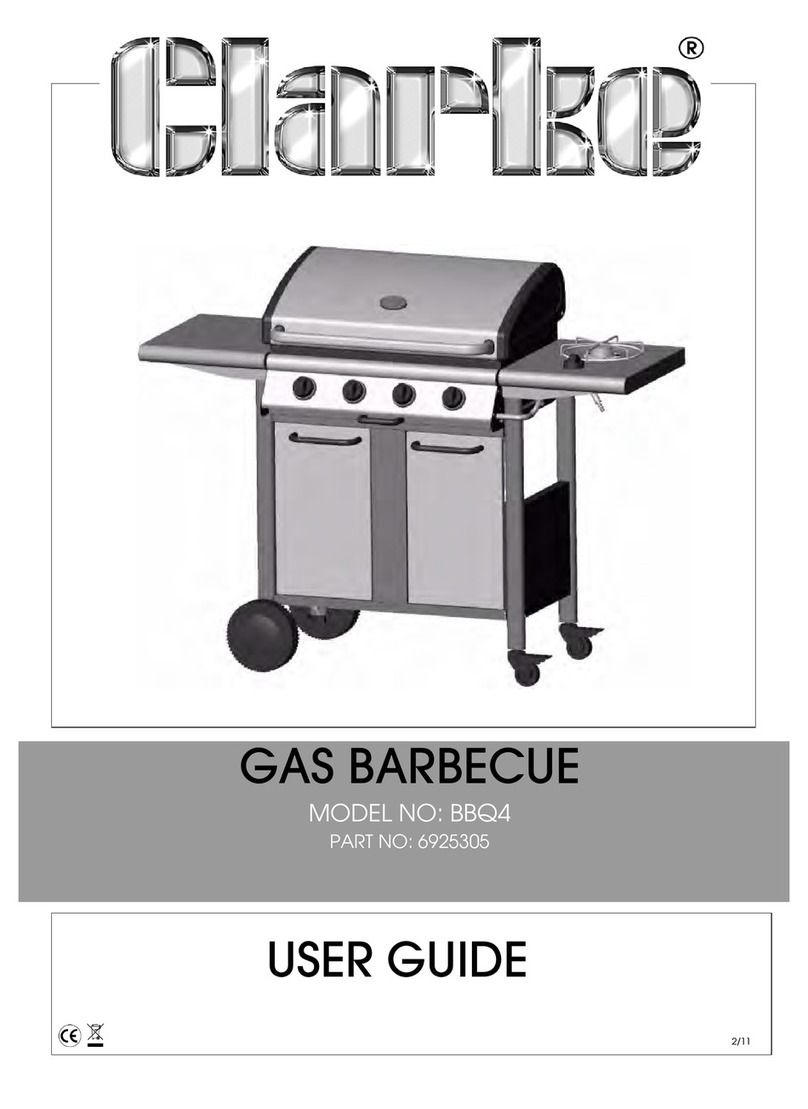 Clarke BBQ4 Manuel utilisateur Clarke BBQ4 Manuel utilisateur