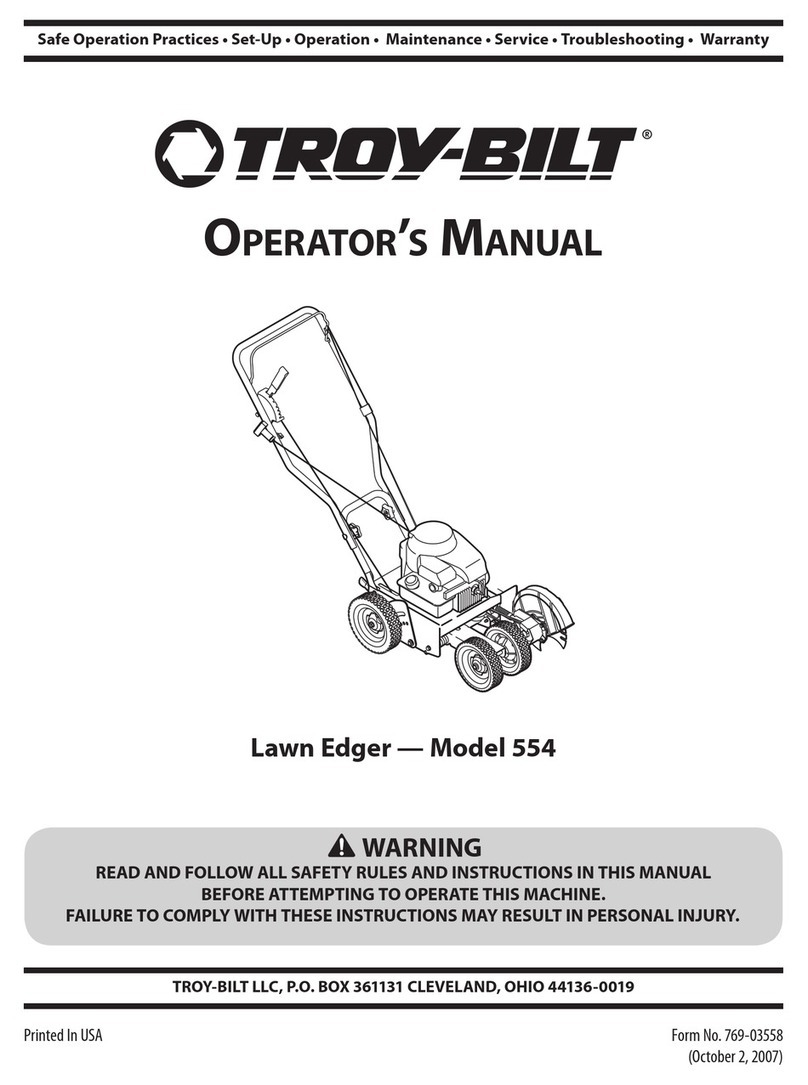 Troy-Bilt 554 Manuel utilisateur