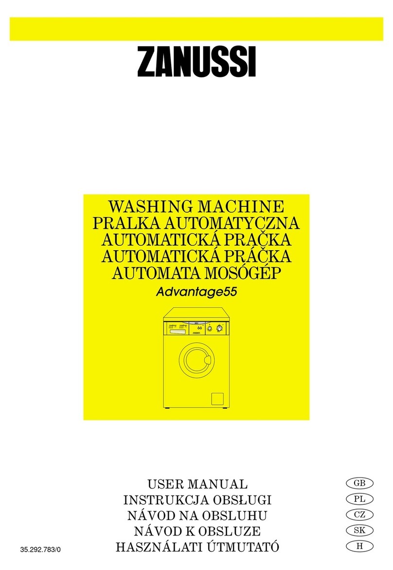 Zanussi ADVANTAGE55 Manuel utilisateur