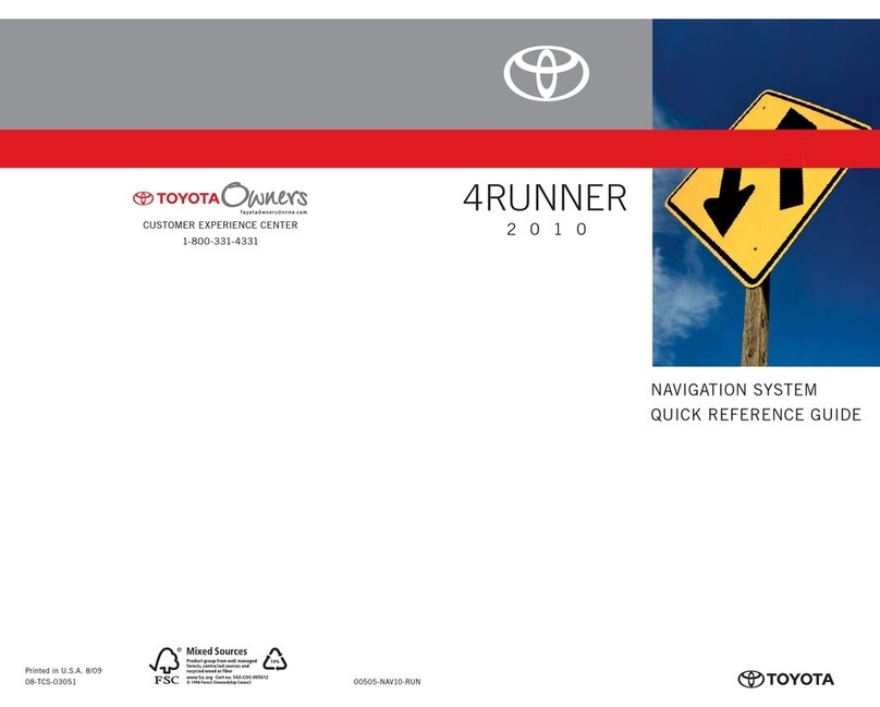 Toyota 4RUNNER 2010 Manuel utilisateur