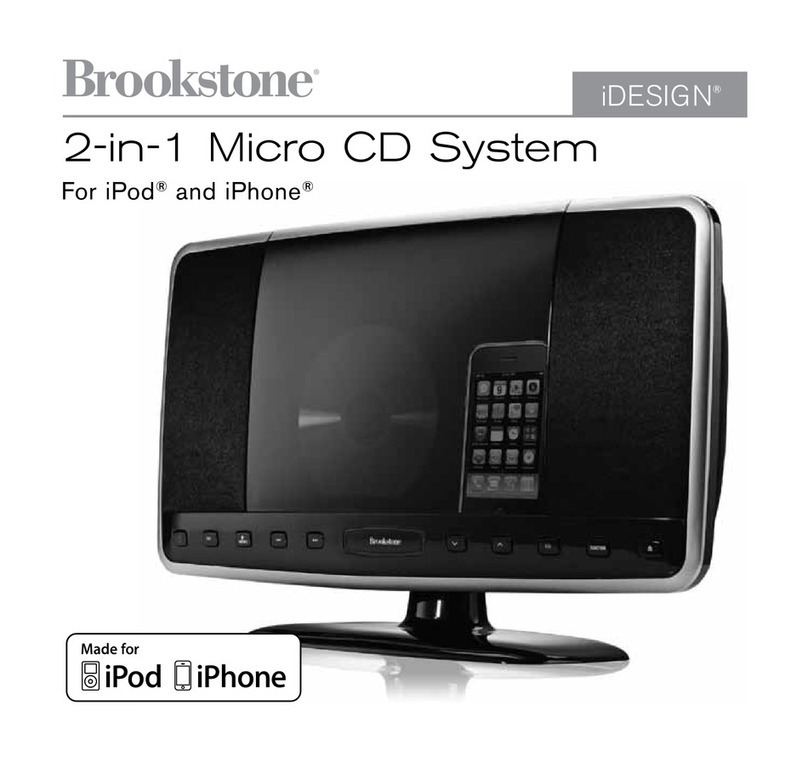 Brookstone iDesign Power Speaker Manuel utilisateur