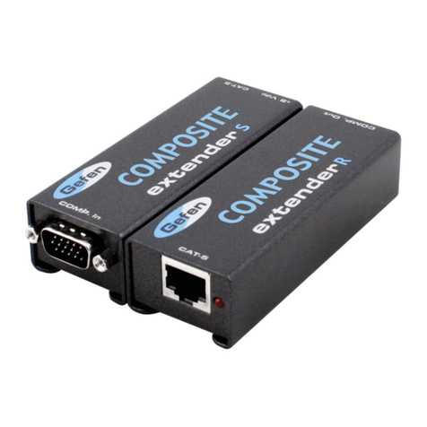 Gefen Composite Extender Manuel utilisateur