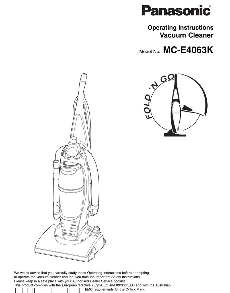Panasonic MC-E4063K Manuel utilisateur