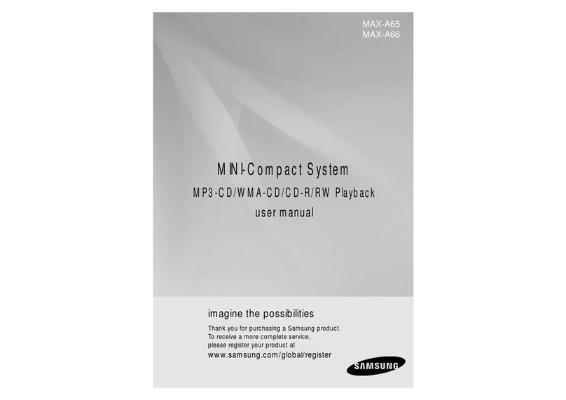 Samsung MAX-A65 Manuel utilisateur