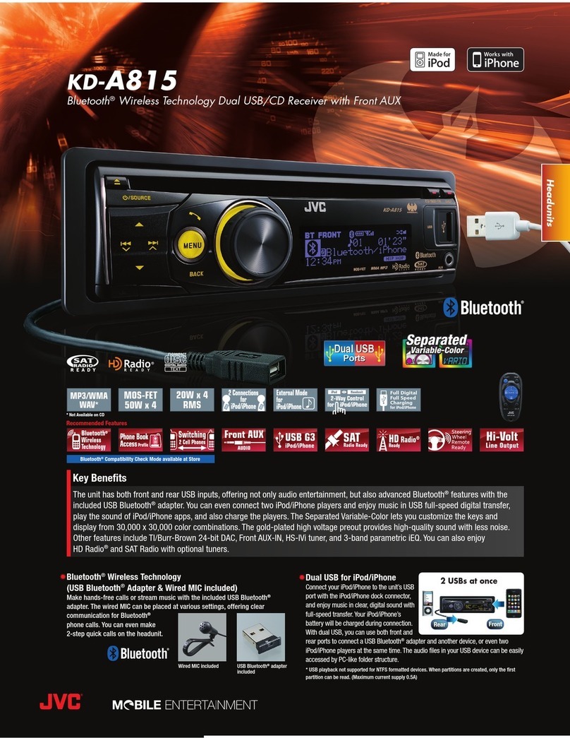 JVC KD-A815 Manuel utilisateur