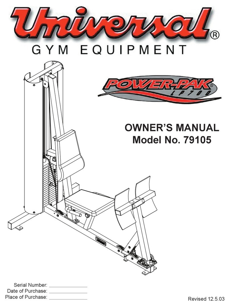 Universal 79105 Manuel utilisateur