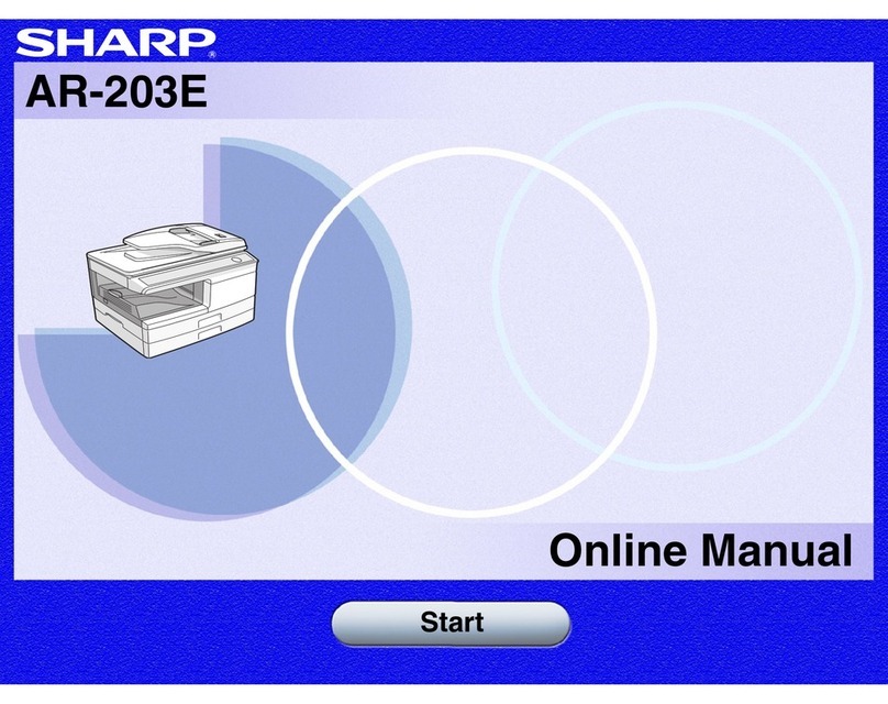 Sharp AR-203E X Guide de configuration Sharp AR-203E X Guide de configuration