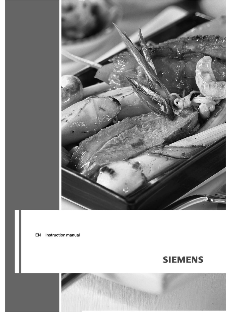 Siemens Gas hob Manuel utilisateur