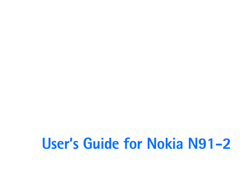 Nokia N91-2 Manuel utilisateur
