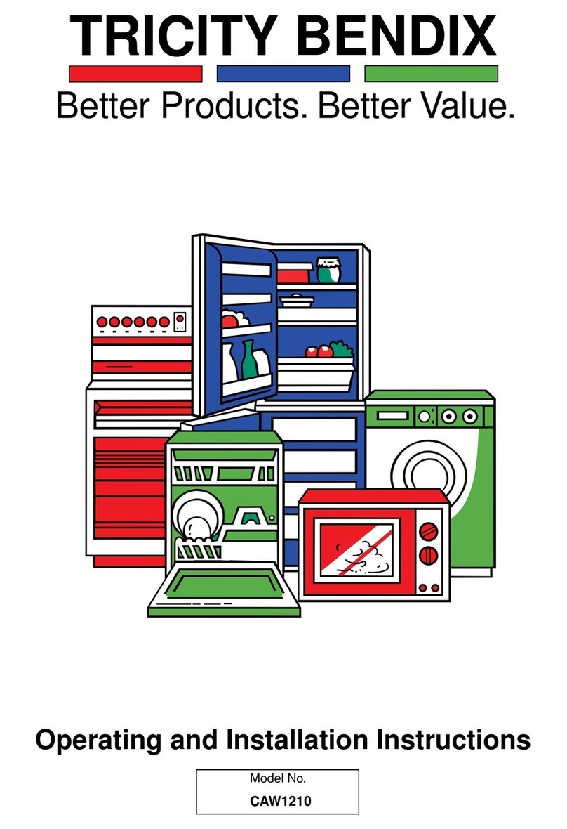 Tricity Bendix CAW 1210 Manuel utilisateur