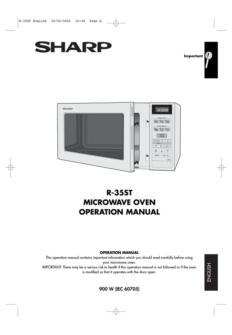 Sharp R-35ST Manuel utilisateur