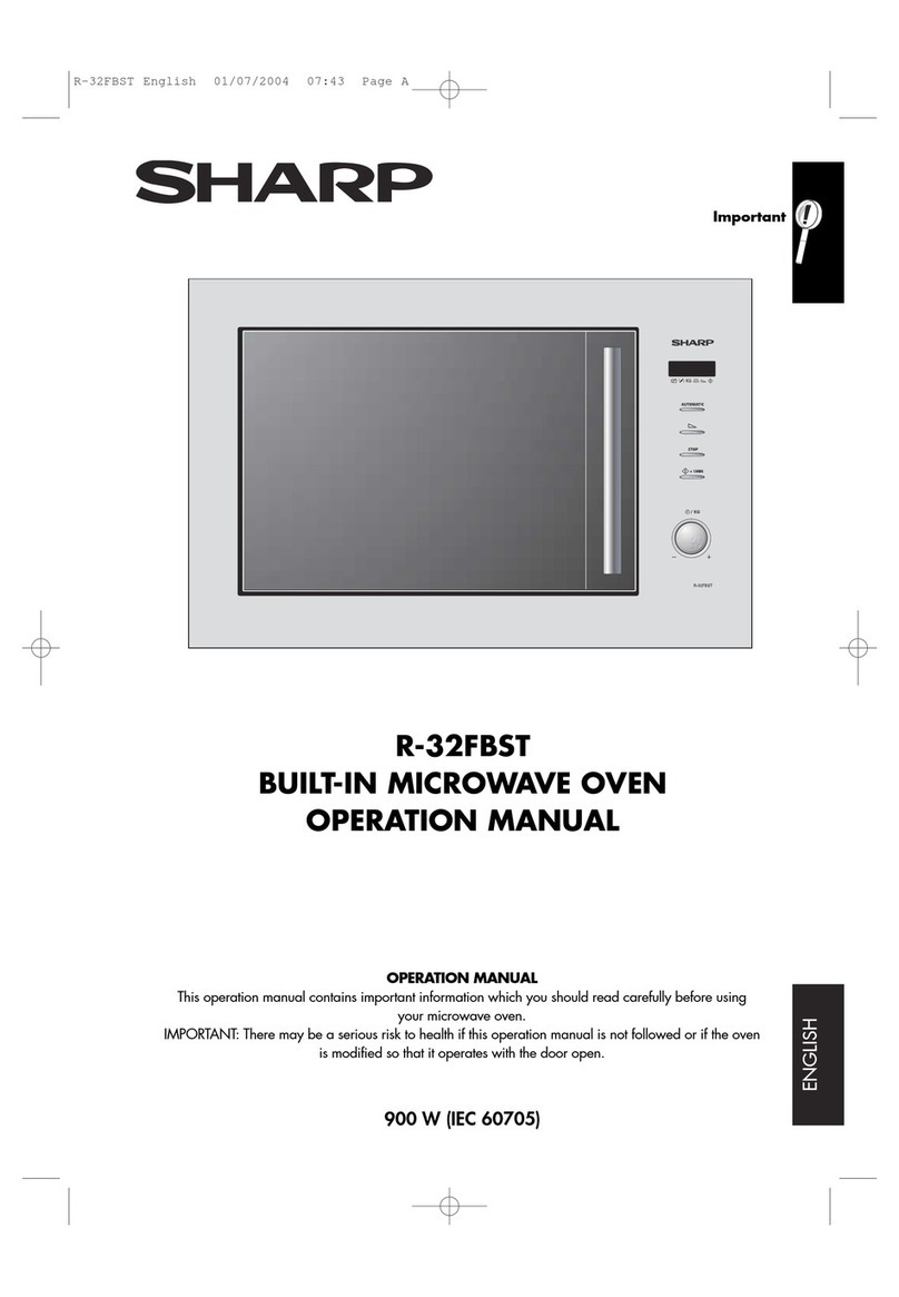 Sharp R-32FBST Manuel utilisateur