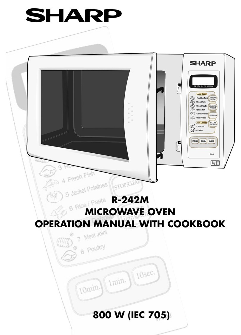 Sharp R-242M Mode d’emploi
