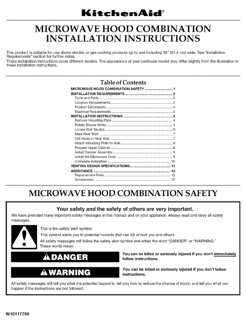 KitchenAid KHMS1850SSS0 Manuel utilisateur KitchenAid KHMS1850SSS0 Manuel utilisateur