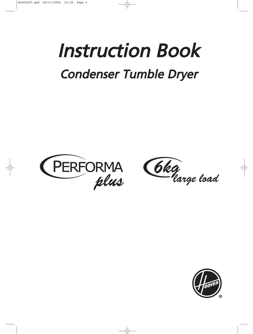 Hoover Performa Plus Manuel utilisateur