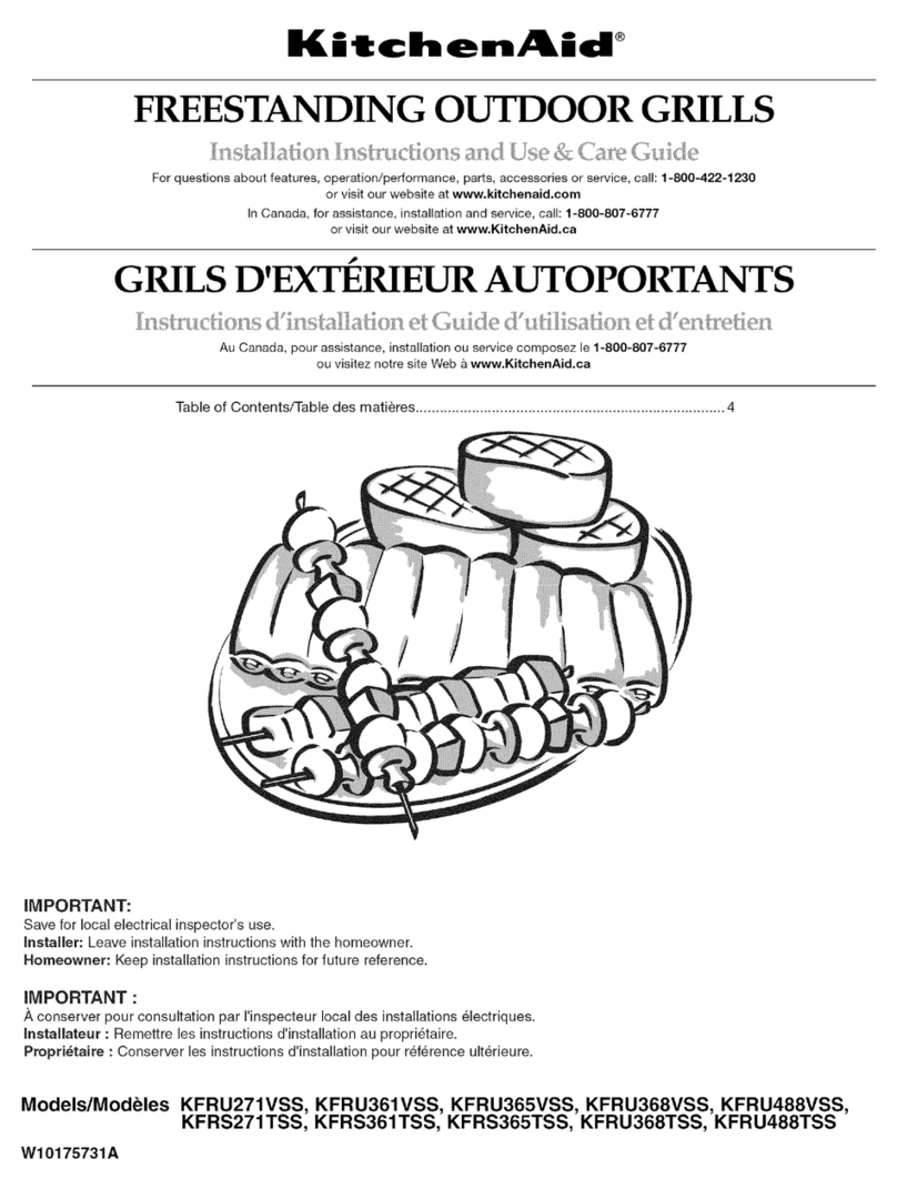 KitchenAid KFRU271VSS Manuel utilisateur