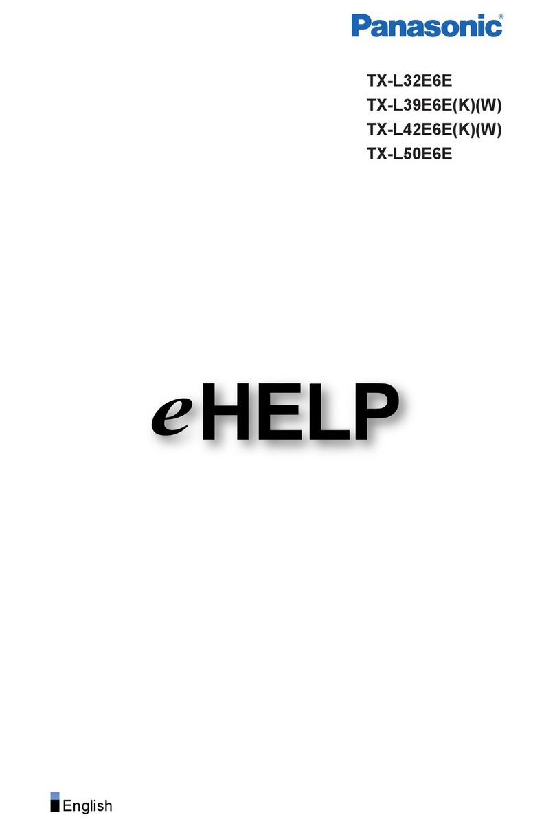 Panasonic TX-L32E6E Manuel utilisateur