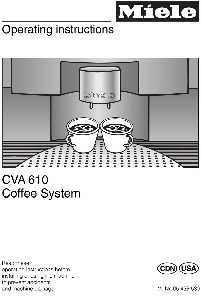 Miele cva 610 Manuel utilisateur