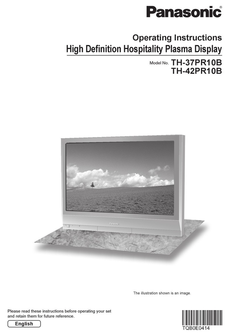 Panasonic TH-37PR10B Manuel utilisateur