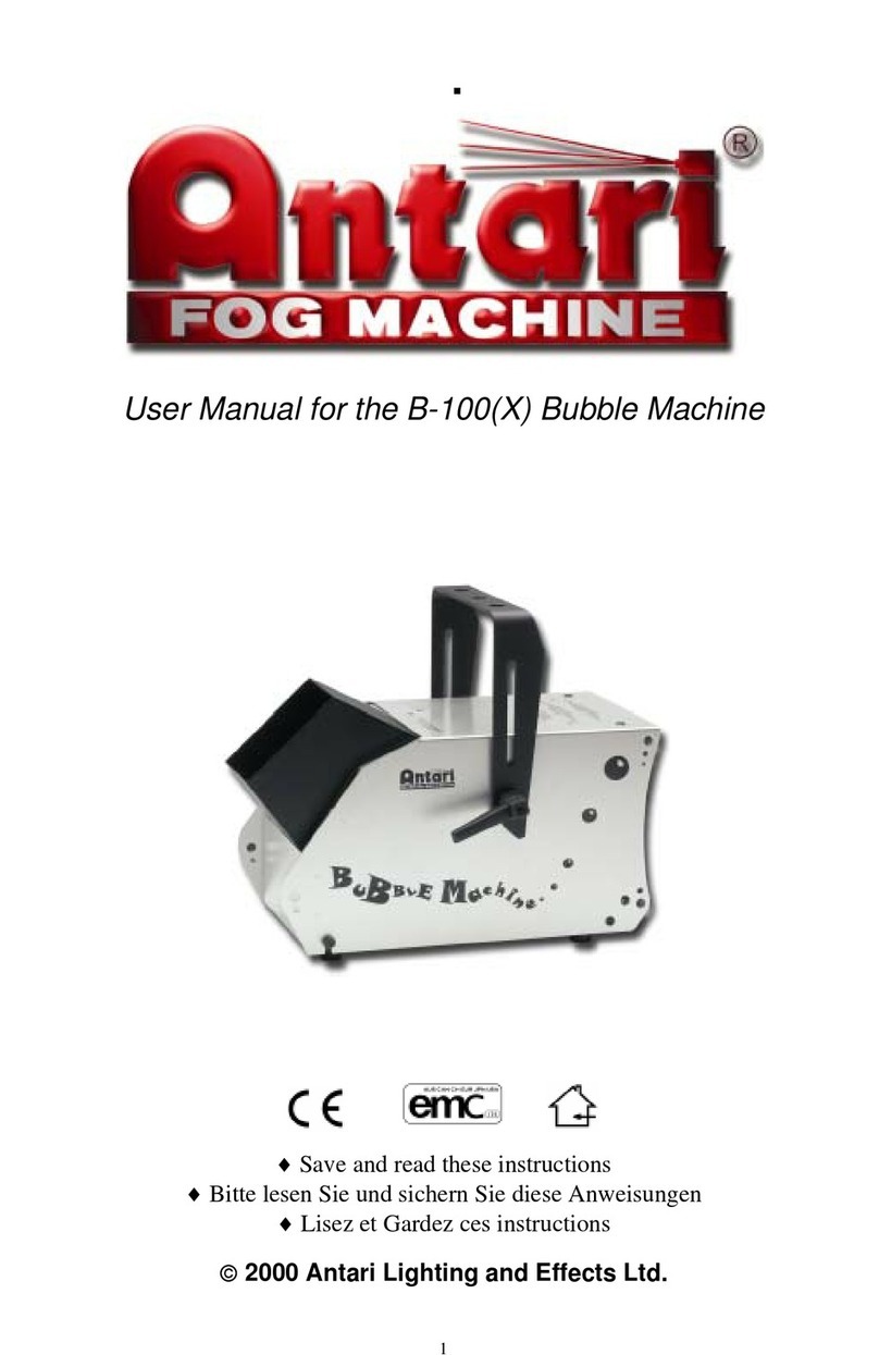 Antari B-100 Manuel utilisateur