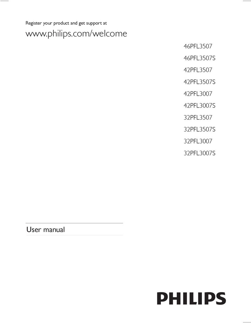 Philips 6PFL3507 Manuel utilisateur