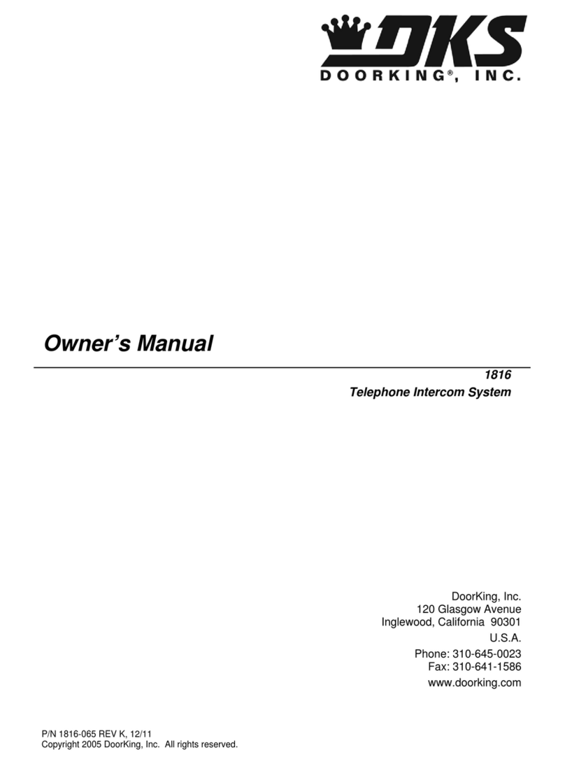 DKS 1816 Manuel utilisateur