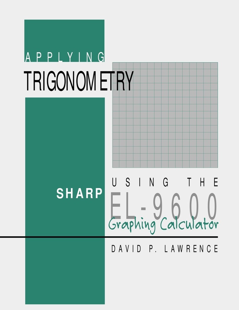 Sharp EL-9600 Manuel utilisateur