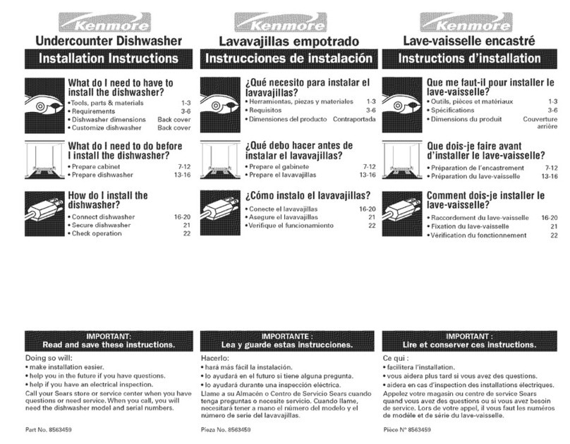 Kenmore 66513402K901 Manuel utilisateur