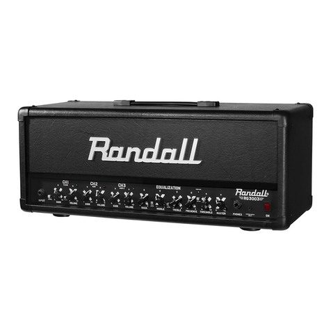 Randall RG3003H Manuel utilisateur
