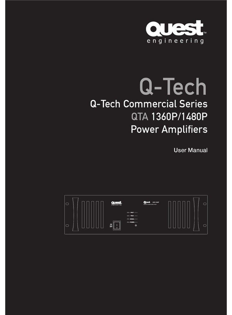 Quest Engineering QTA 1480P Manuel utilisateur