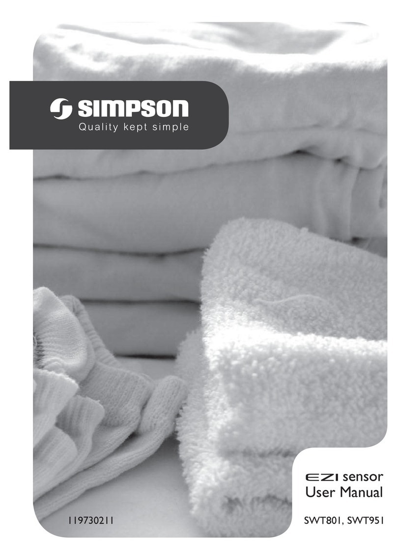 Simpson EZI Sensor SWT801 Manuel utilisateur