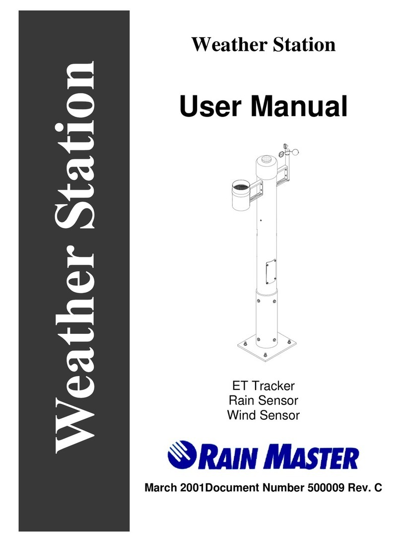 RainMaster ET Tracker Manuel utilisateur